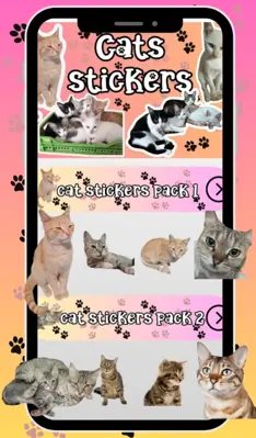 Cats Stickers android App screenshot 1