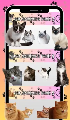 Cats Stickers android App screenshot 2