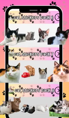 Cats Stickers android App screenshot 3